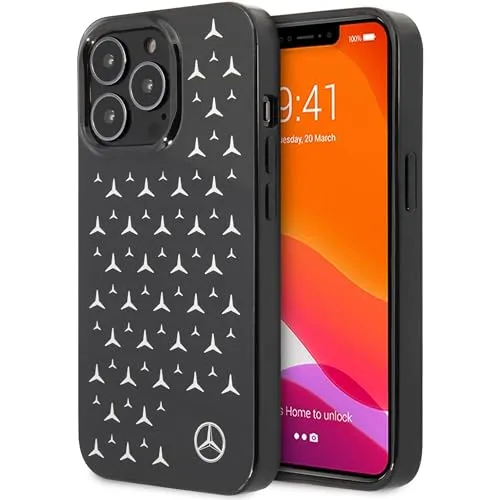 Mercedes-Benz MEHCP13LESPBK Hülle für iPhone 13 Pro / 13 6,1
