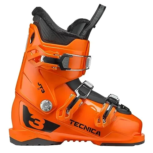 Tecnica Kinder Skischuhe Kinderskischuhe Skistiefel Kinder JTR 3 - MP24.5 EU38 2/3 - Ultra orange - Ski Boots - Flex 60 - Alpinskischuhe Allmountain - für Anfänger