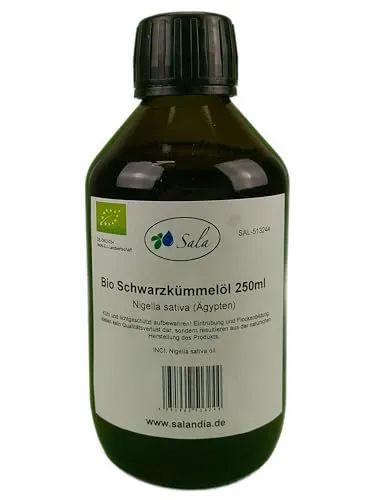 Sala Schwarzkümmelöl kaltgepresst BIO (250 ml Glasflasche)