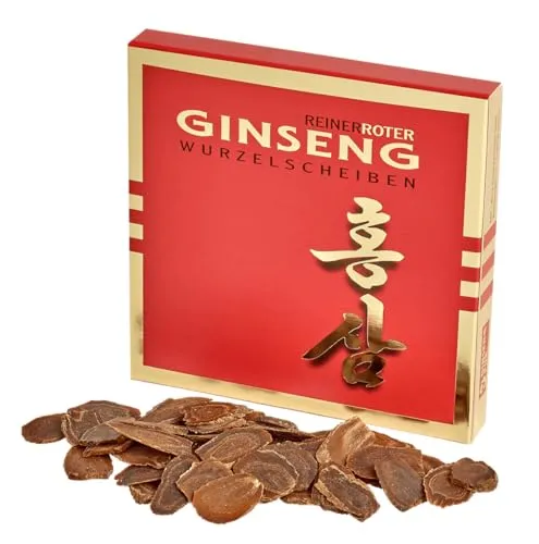 KGV Roter Ginseng Wurzelscheiben 30 g, 6-jähriger Koreanischer Panax Ginseng