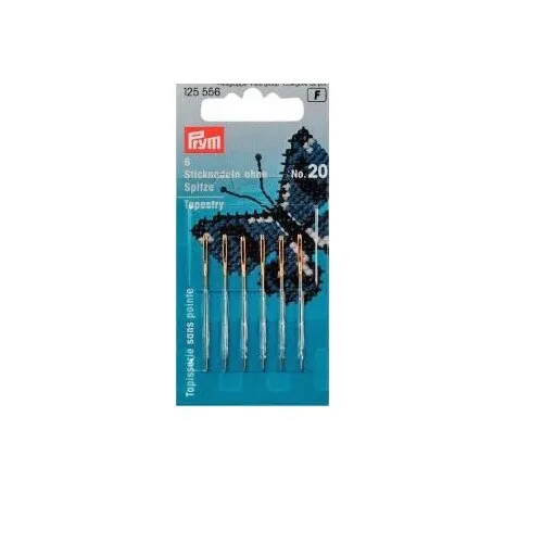 Sticknadeln ohne Spitze Nr. 20 43x1,0mm NEU Prym 6 Stück NEU Nadeln 125556