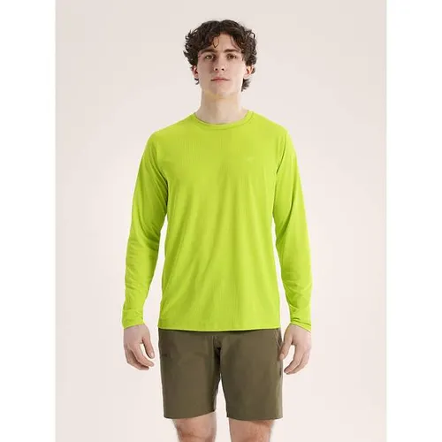 Arc'teryx Cormac Crew L/S Laufshirt Gr L grün - Langärmeliges Funktionsshirt für aktive Einsätze. Farbe: Grün, Größe: L. Mit Stretch für optimale Bewegungsfreiheit. Ideal für Trailrunning und Alpinklettern. Entdecken Sie mehr von Arc'teryx bei Bergfreunde.de!