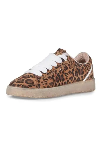 Tamaris Damen Leder Sneaker Low Top 1-23718-43 329 - Damen-Sneaker aus hochwertigem Leder, modisch und bequem für den perfekten Frühlings-Sommer-Look.