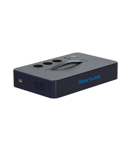 STORCUBE Power Hub für S1000 Tragbare Powerstation - Solarenergie-Zubehör, wetterfest mit MPPT-Lademodus für optimale Energieeffizienz und 1000W Leistung, ideal für Innen- und Außeneinsätze.