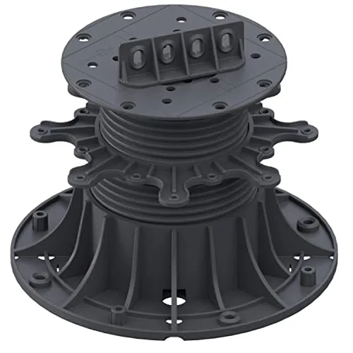 Theilo MAX Stelzlager 45 mm bis 950 mm für Terrassen Holz und Aluminiumunterkonstruktionen (höhenverstellbar 75-150 mm)