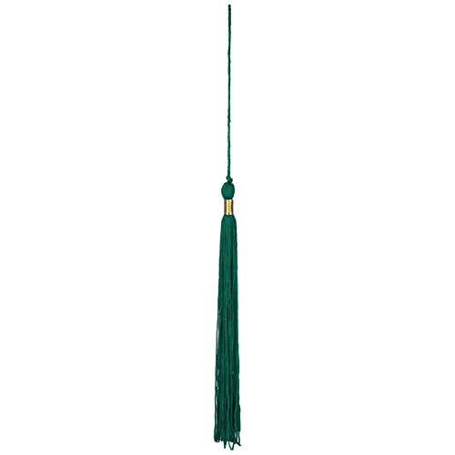 LIERYS Tassel Quaste für Doktorhut - Flexibel anpassbar - Accessoire mit Eleganz - Vielseitig einsetzbar - Saisonübergreifend - Unisex-Design dunkelgrün