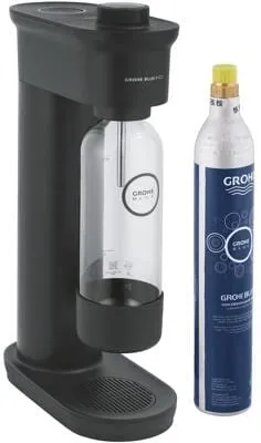 Grohe Blue Fizz Basic Starter Set in schwarz von GROHE