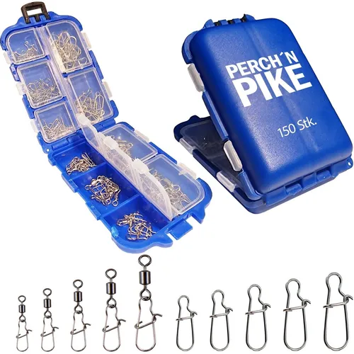 Wirbel & Snaps im Set inkl. Box I Duo-Lock Snap, 8 von PERCH`N PIKE