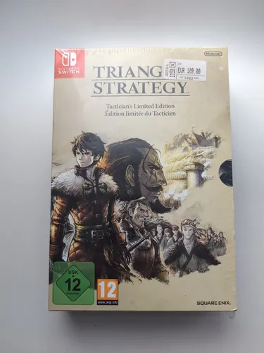 Triangle Strategy Tacticians Limited Edition für Switch - Taktik-Rollenspiel von Square Enix mit strategischen Entscheidungen, die den Verlauf der Geschichte beeinflussen. Limited Edition mit Steelbook, Spielkartenset und mehr!
