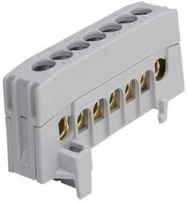 Pollmann A7-F2 Phasenklemme, grau (2020268) von Pollmann