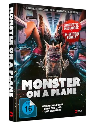 Monster on a Plane - 2-Disc Limited Edition Mediabook - Cover C (Blu-ray + Bonus-DVD) - Filme, Limited Edition Mediabook mit exklusiven Inhalten und Bonus-DVD für Fans von packenden Action-Thrillern.