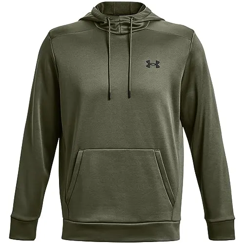 Under Armour Herren Fleece Kapuzenpullover – XL in Marine OD Green - Herren-Sweatshirts aus 100% Polyester, ideal für Fitness und Freizeit, mit bequemen Loose Fit für maximale Bewegungsfreiheit.