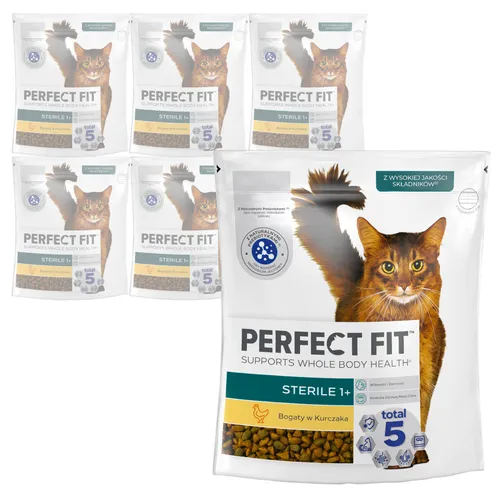 Perfect Fit Steril Trockenfutter für sterilisierten Katzen mit Huhn 6x750g