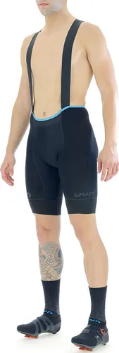 UYN Fahrrad-Trägerhose Racefast (VorTex-3D) schwarz Herren, Größe: XL - Innovative Trägerhose für Herren, kombiniert Strickstoff und Lycra für höchsten Komfort und optimale Passform beim Radfahren.