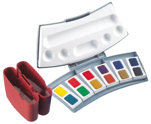 Produktbild Pelikan Studien Aquarell Malkasten 725 D/12 12 Farben