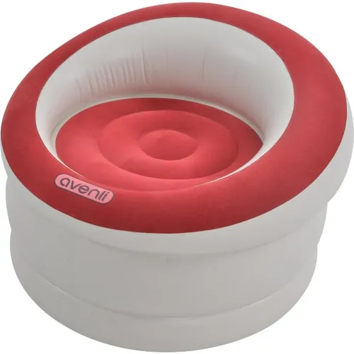 Avenli aufblasbarer Sessel 85x82x60 cm, rot - Avenli Luftsessel - der perfekte Begleiter für drinnen und draußen. Mit hochwertigem PVC und samtiger Oberfläche bietet er hohen Sitzkomfort und Stabilität. Ideal für Camping, Festivals oder entspannte Tage im Park.