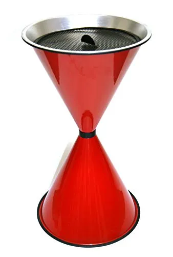 Szagato Diabolo Standaschenbecher rot - Hochwertig & Made in Germany - Aschenbecher Diabolo 71x40 cm, rot, inkl. 25 kg Quarzsand. Stabil und langlebig durch hochwertige Pulverbeschichtung. Ideal für Innen- und überdachte Außenbereiche.