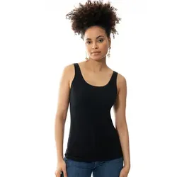 Mey Tanktop Noblesse ohne auftragende Seitennähte, Slim Fit, tiefer Rundhalsausschnitt
