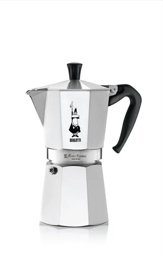 Bialetti Moka Express Kaffeebereiter - 9 Tassen, 420 ml, Aluminium, klassischer italienischer Espresso Genuss seit 1933