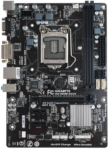 Motherboard mATX Gigabyte GA-H81M-DS2V Socket 1150 4th gen. 2xDIMM DDR3
