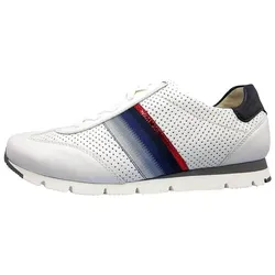 Semler Damen Sneaker in Weiß, Größe 7 - Sportliche Damen Sneaker aus hochwertigem Glattleder mit herausnehmbarer Leder-Decksohle für optimalen Tragekomfort und individuelle Anpassung - ideal für den Sommer.