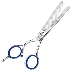 Jaguar JP 38 5.25os L Mod.38Z. Haarschneider - 38 Effilierzähne mit feinster Prismenverzahnung für präzise Schnitte und ein angenehmes Gefühl. Ergonomisches Offset Design für entspanntes Arbeiten.