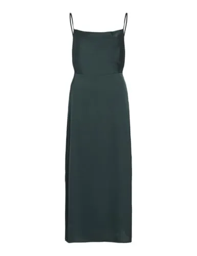 Vila VIRAVENNA STRAP ANKLE DRESS - NOOS Sommerkleid in Grün - Modisches Sommerkleid in Scarab, pflegeleicht und schnell trocknend, ideal für warme Tage. Perfekt für einen lässigen Look!