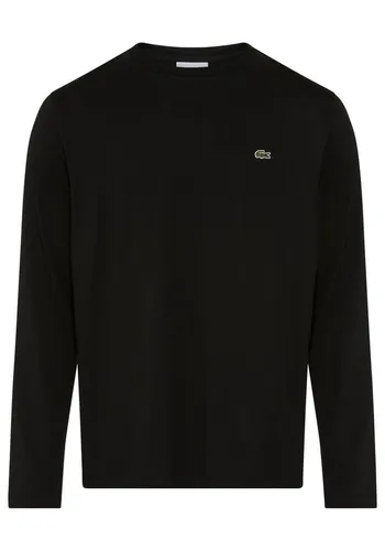 Lacoste Langarmshirt Rundhalsausschnitt, reine Baumwolle, Regular Fit
