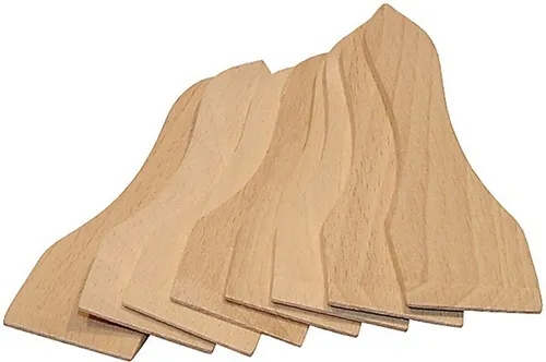 8x Racletteschieber Raclettespachtel Holzspatel Raclette Schaber 13 cm Buche