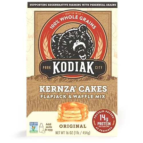 Backmischungen für Waffeln und Pfannkuchen von Kodiak Cakes