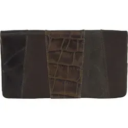 Sunsa Geldbörse - Leder Geldbeutel mit RFID Schutz - Damen-Geldbörse aus 100% weichem Leder, nachhaltig aus Lederresten gefertigt. Mit 11 Kartenfächern und RFID Schutz für Sicherheit und Ordnung. Ideal als Geschenk für jeden Anlass!