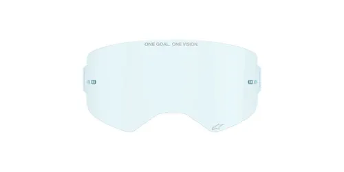 Alpinestars Supertech Ersatzscheibe, blau - Sportbrillen mit hochwertigen, schlagfesten Polycarbonat-Materialien und 100% UVA-Schutz für optimale Sicht und Schutz beim Sport.