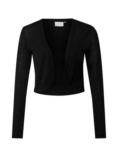 KAFFE Bolerojacke Aankra - Stylische Funktionsjacke in Schwarz - Funktionsjacke in Größe L, ideal für lässige Outfits. Pflegeleicht und vielseitig kombinierbar, bietet Komfort und Stil.