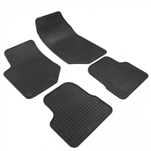 PETEX Gummimatten für Opel Corsa F & Mokka B - 4-teilig - Hochwertige Passformmatten für Corsa F (ab 11/2019) & Mokka B (ab 03/2021) mit hohem Rand gegen Schmutz und Wasser. Rutschfeste Noppen und verstärkter Pedalbereich für mehr Sicherheit und Langlebigkeit.