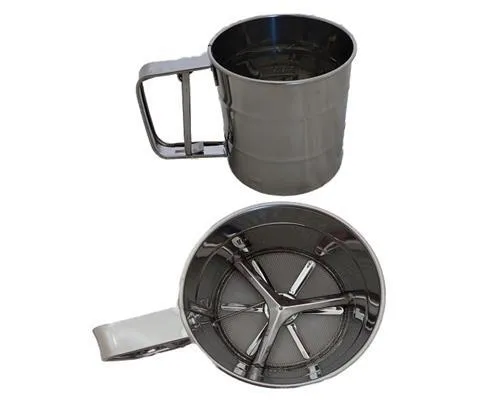 Kaiser Mehlsieb Puderzuckersieb Einhand Schüttelsieb Puderzuckerstreuer 769677