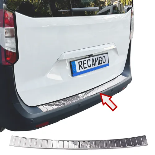 Ladekantenschutz Edelstahl chrom passend für Ford Transit Courier | BJ ab 2023>