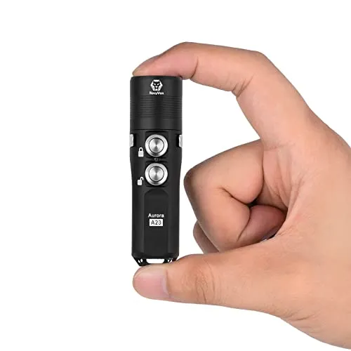 RovyVon A23 Taschenlampe, 1000 Lumen – Wiederaufladbare EDC-Handlampe - Taschenlampen für Outdoor und Notfälle, mit 7 Modi und wasserdichtem Design für vielseitige Anwendungen.