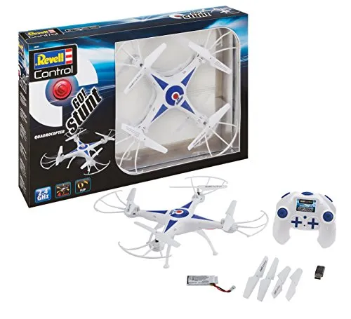 Revell Quadcopter GO! STUNT - 6-Axis-Gyro, Flip-Funktion und USB-Laden für ultimate Flugspaß, ideal für Teenager ab 12 Jahren