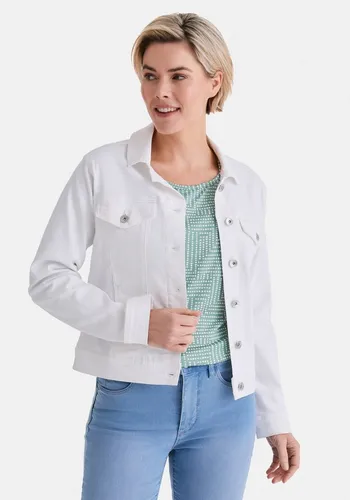 STOOKER WOMEN Jeansjacke JANINE Jeansjacke mit Stehkragen Jeansjacke Figurbetont Casual Clean Wash Baumwollstretch für Damen