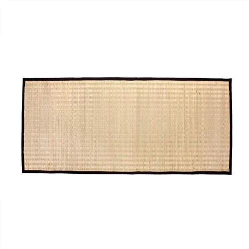 Bodhi Tatami Rollmatte 90 x 200 cm | Japan-Stil - Teppiche, Dämm- & Schutzmatten – Nachhaltige Goza Matte aus Igusa-Gras, ideal als Futon- und Shiatsu-Unterlage, leicht und rollbar für unterwegs.