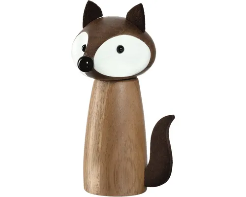 Holz-Gewürzmühle »Fuchs« - Chilimühlen mit einzigartigem Design, hochwertigem Keramik-Mahlwerk für Salz, Pfeffer und trockene Gewürze - ein echter Blickfang für Küche und Esstisch.