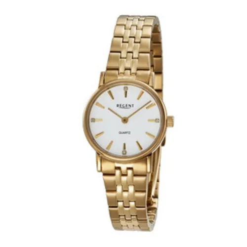 Uhr für Damen - Edelstahl, gold beschichtet - Elegante Armbanduhr für Damen mit goldbeschichtetem Edelstahl-Gehäuse. Ideal für jeden Anlass und ein stilvolles Accessoire für Ihr Handgelenk.