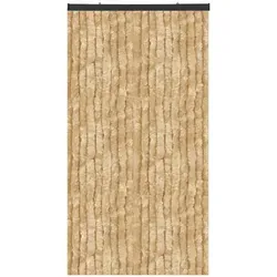 Arsvita Flauschvorhang 120 cm x 200 cm – Beige Unistreifen - Fenstervorhang – Vielseitig einsetzbar, schützt vor Insekten und sorgt für ein angenehmes Raumklima. Ideal für Innen- und Außenbereiche, pflegeleicht und einfach zu montieren.