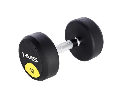 HMS Kurzhantel HG Pro Rundhantel 1-16kg - Kurzhanteln mit Gummiummantelung, ideal für professionelles Training. Aktivieren Sie mehrere Muskelgruppen und erzielen Sie bessere Ergebnisse mit einem sicheren, gerändelten Handgriff.