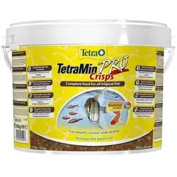 TETRA Min Pro Crisps 10L - Nahrhaftes Fischfutter - Fischfutter in Chipsform, ideal für gesunde Ernährung Ihrer Fische mit hochwertigen Nährstoffen.