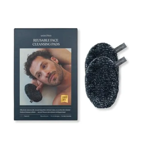 Waschies wiederverwendbare Reinigungspads Schwarz von Waschies