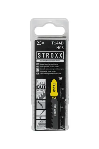 T144D  25x Stroxx HCS Stichsägeblatt 100mm  101-098 Holz für Bosch