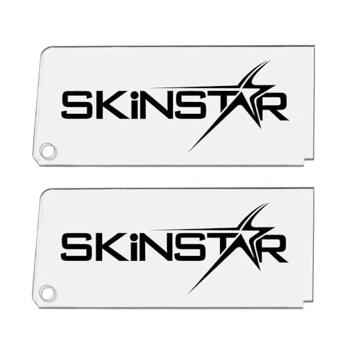 SkinStar Ski Wachs Abziehklinge Plexiklinge 3mm - 2er Set