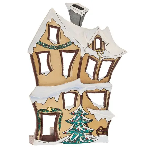 matches21 HOME & HOBBY Lichthaus Laubsägevorlage Bausatz 8 J. Holzbaukasten