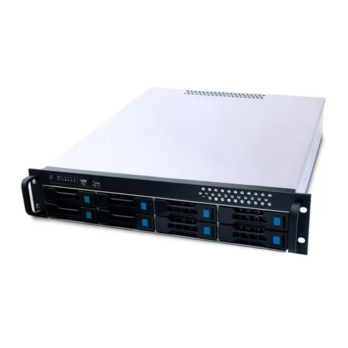 FANTEC SRC-2080X07 (2023) - 2HE 550mm Servergehäuse - 19 Zoll Servergehäuse, robustes Design für optimale Kühlung und einfache Wartung, ideal für professionelle Serveranwendungen.